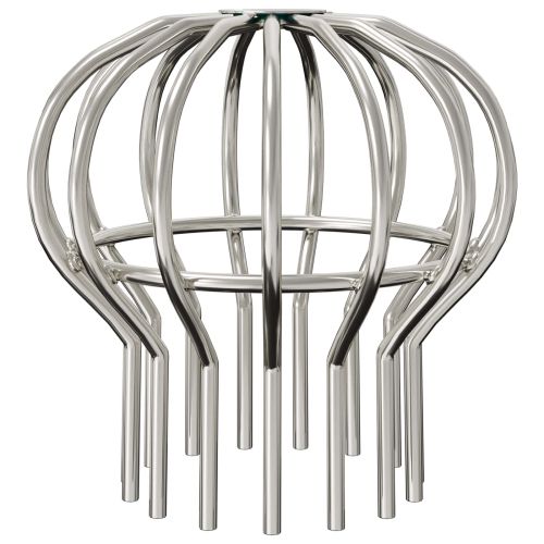 Защита за листа на улука 8 pcs Сребрист 110 мм