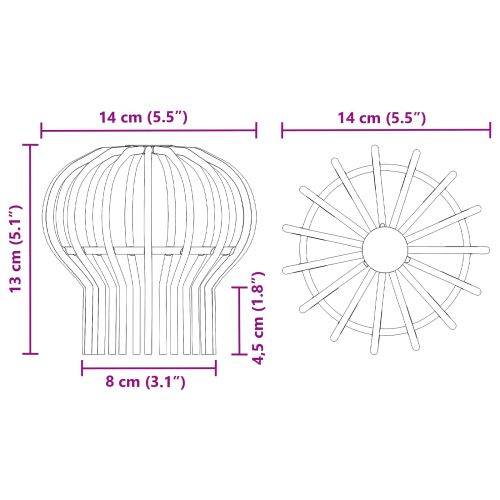 Защита за листа на улука 8 pcs Сребрист 110 мм