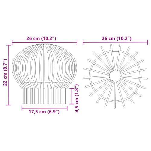 Защита за листа на улука 2 pcs Сребрист 200 mm