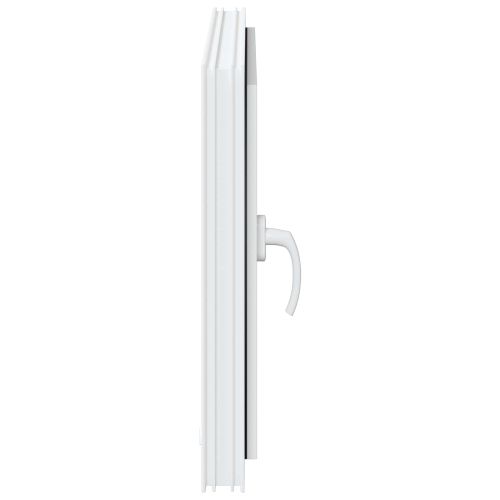 Прозорец за мазе RISOR Бял 80 x 60 cm PVC и стъкло