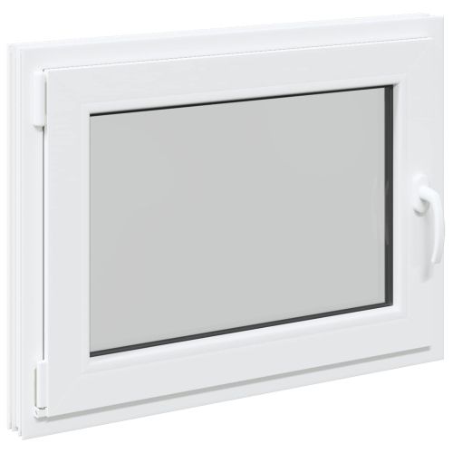 Прозорец за мазе RISOR 90 x 50 cm PVC и стъкло Бяло