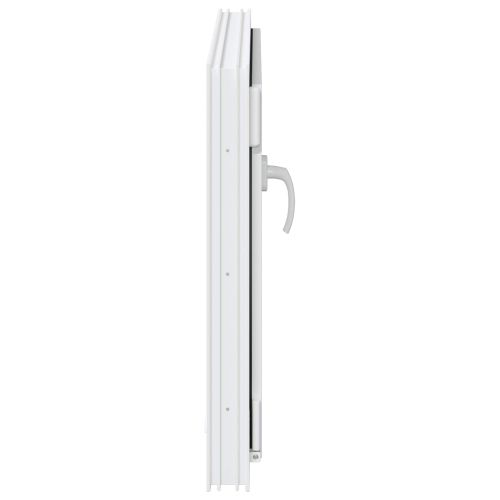 Прозорец за мазе RISOR 100 x 50 cm PVC и стъкло Бяло