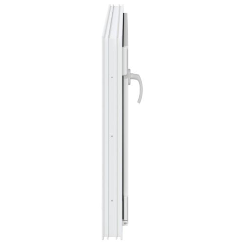 Прозорец за мазе RISOR 100 x 60 cm PVC и стъкло Бяло