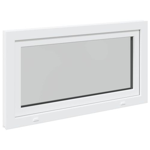 Прозорец за мазе RISOR 110 x 50 cm PVC и стъкло Бяло