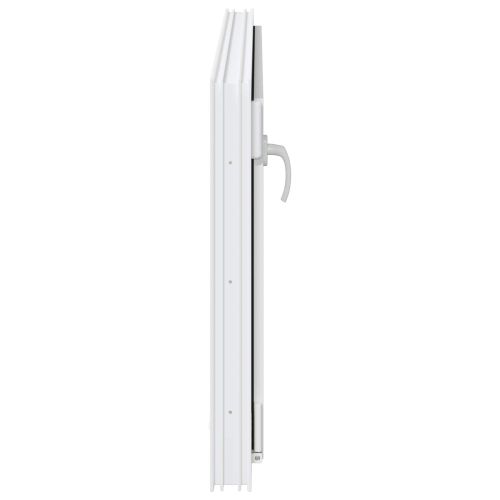 Прозорец за мазе RISOR 110 x 50 cm PVC и стъкло Бяло