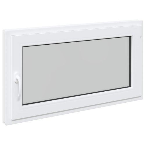 Прозорец за мазе RISOR 110 x 60 cm PVC и стъкло Бяло