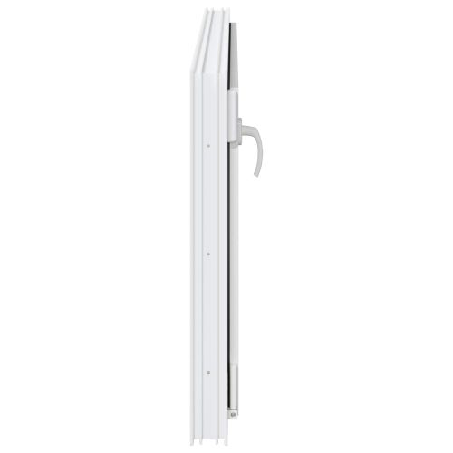 Прозорец за мазе RISOR 120 x 60 cm PVC и стъкло Бяло