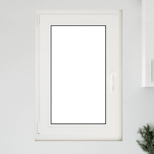 Прозорец за мазе RISOR 60 x 100 cm PVC и стъкло Антрацит