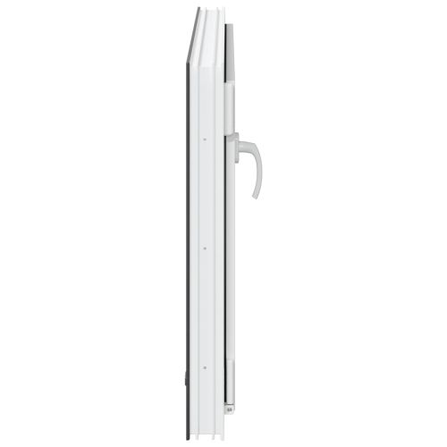 Прозорец за мазе RISOR 90 x 60 cm PVC и стъкло Антрацит