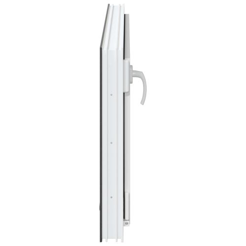 Прозорец за мазе RISOR 100 x 50 cm PVC и стъкло Антрацит