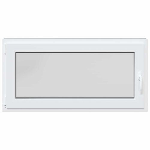 Прозорец за мазе RISOR 120 x 60 cm PVC и стъкло Антрацит