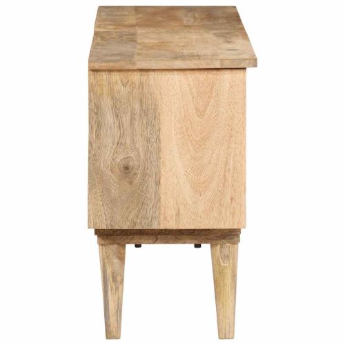 ТВ шкаф, 140x30x50 см, мангово дърво масив