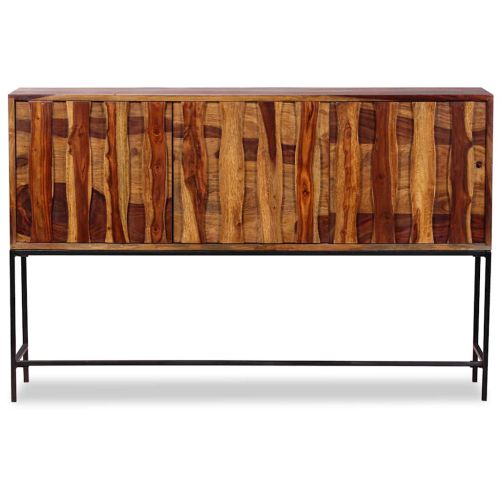 Скрин, акациево дърво масив, 120x30x80 см