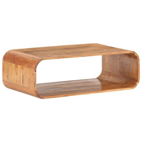 Маса за кафе, 90x50x30 см, акациево дърво масив