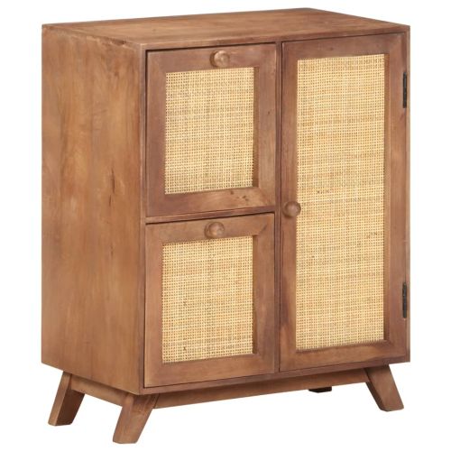 Сайдборд, 60x35x75 см, мангово дърво масив