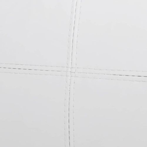 Секционен диван 3-местен изкуствена кожа бял