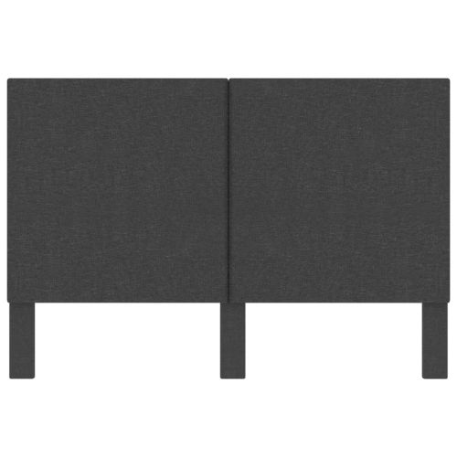 Табла за спалня тъмносива текстил 140x200 см