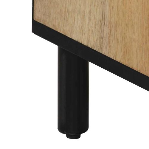 Страничен шкаф 40x33x75 см манго масивно дърво