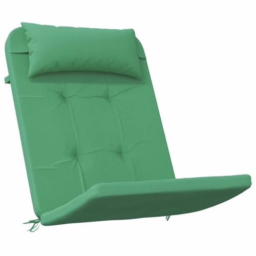 Възглавници за столове Едноцветен 2 pcs Зелен 58 x 77 x 4,5 см