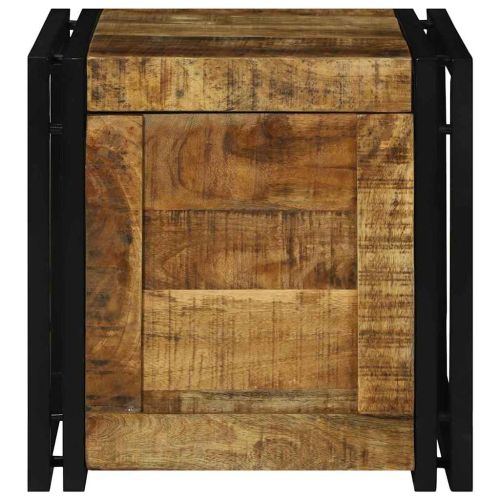 Кутия за съхранение 40 x 40 x 40 cm Солидно мангово дърво