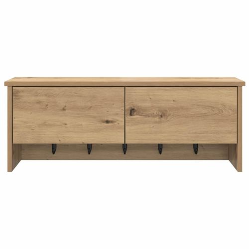 Стенен закачалка за палта Дъб 80 x 20 x 30 cm Инженерно дърво