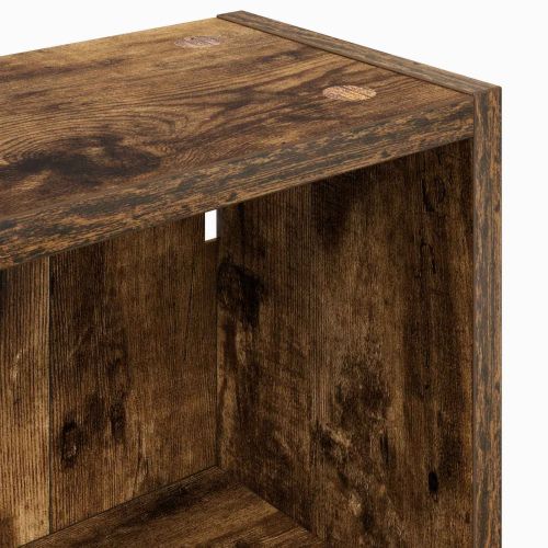 Банен стенен шкаф с рафт Пушена Дъб 40 x 16 x 62,5 см