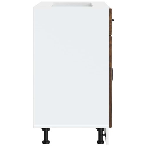 Кухненски шкаф Lucca, опушен дъб, инженерно дърво