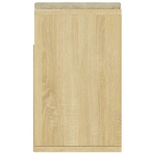 Пейка за обувки, дъб сонома, 104x30x49 см, инженерно дърво