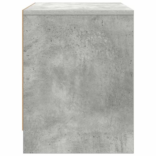 Нощни шкафчета 2 бр бетонно сиви 45x34x44,5 см инженерно дърво