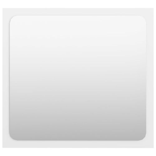 Комплект мебели за баня, бял гланц, ПДЧ