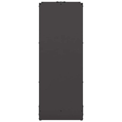 Стойка за дърва, черна, 40x30x80 см, студеновалцувана стомана