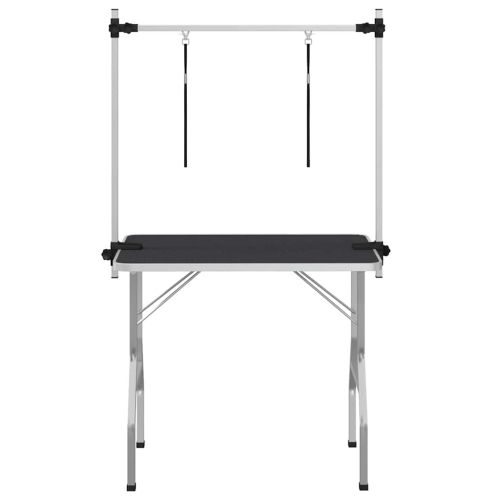 Маса за подстригване на домашни любимци, регулируема, 2 примки