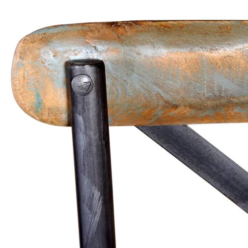 Бар табуретка, регенерирано дърво масив