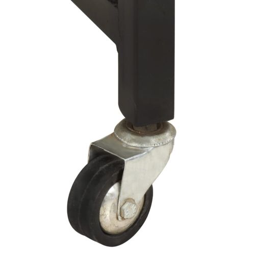 Кухненска количка, 87x36x81 см, регенерирано дърво масив