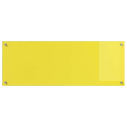 Кухненски гръб Жълто 110 x 40 cm закалено стъкло
