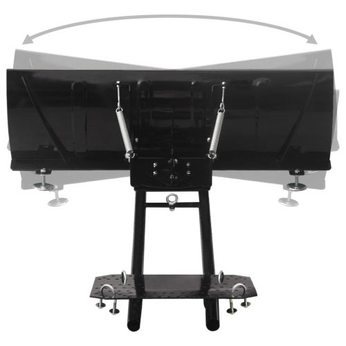 Гребло за сняг за ATV, 115x38 см, черно