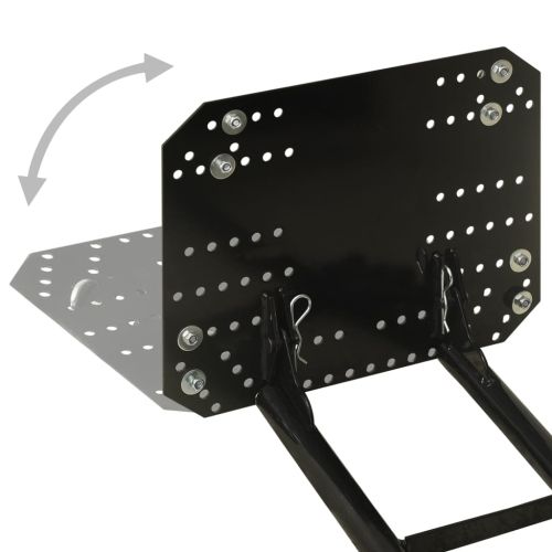 Гребло за сняг за ATV, 115x38 см, черно