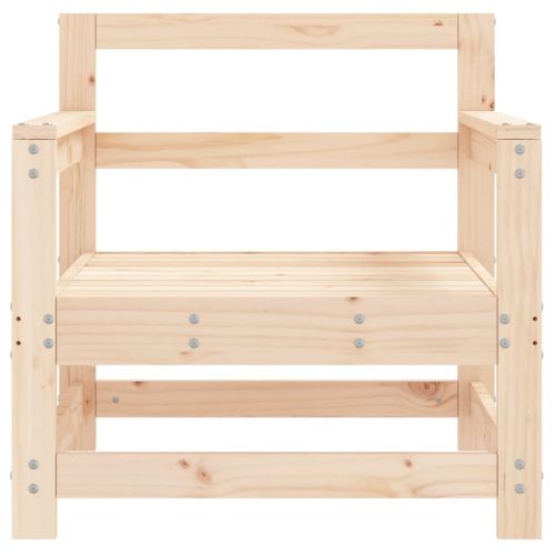 Градински столове, 2 бр, борово дърво масив