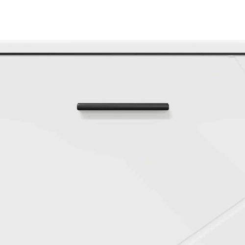 Шкаф за баня Бяло 76,5 x 35 x 64 см Инженерно дърво & Метал