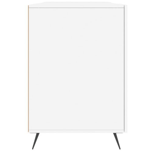 Бюро, бяло, 140x50x75 см, инженерно дърво