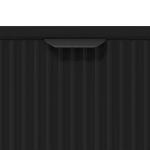 Служебен шкаф Черно 79,5 x 33 x 82 см Инженерно дърво