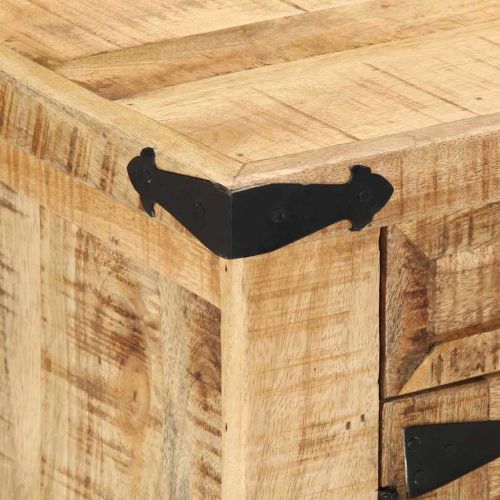 Масичка за кафе Кафяво 90 x 50 x 40 cm Солидно мангово дърво