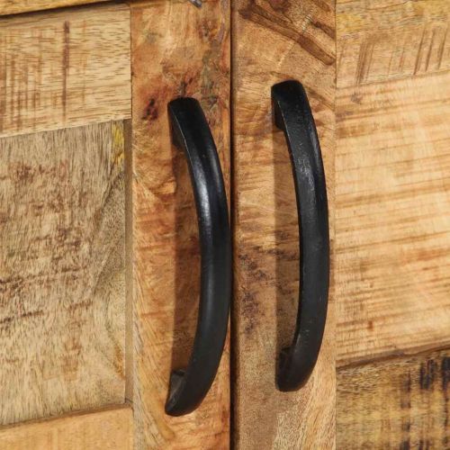 Масичка за кафе Кафяво 90 x 50 x 40 cm Солидно мангово дърво