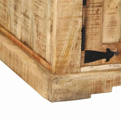 Масичка за кафе Кафяво 90 x 50 x 40 cm Солидно мангово дърво