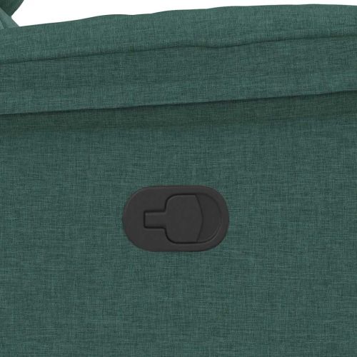 Масажен наклоняем стол, тъмнозелен, текстил