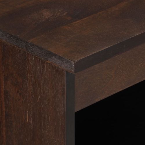 Бюфет, кафяв, 60x34x75 см, мангово дърво масив