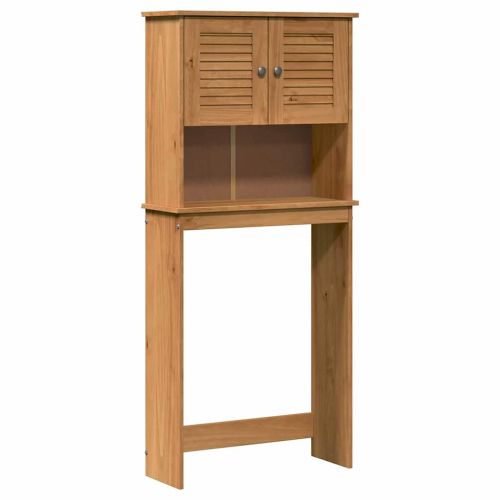 Шкаф за пералня VIGO Кафяв и меден кафяв 72,5 x 27 x 161 см