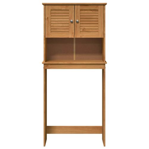 Шкаф за пералня VIGO Кафяв и меден кафяв 72,5 x 27 x 161 см