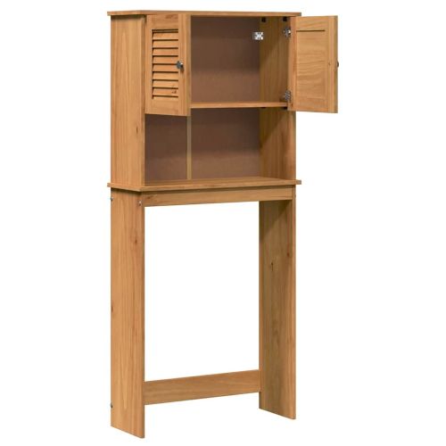 Шкаф за пералня VIGO Кафяв и меден кафяв 72,5 x 27 x 161 см