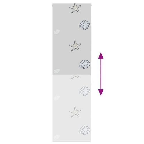 Ролетна щора за баня 80x240 см Ширина на плата 76 см